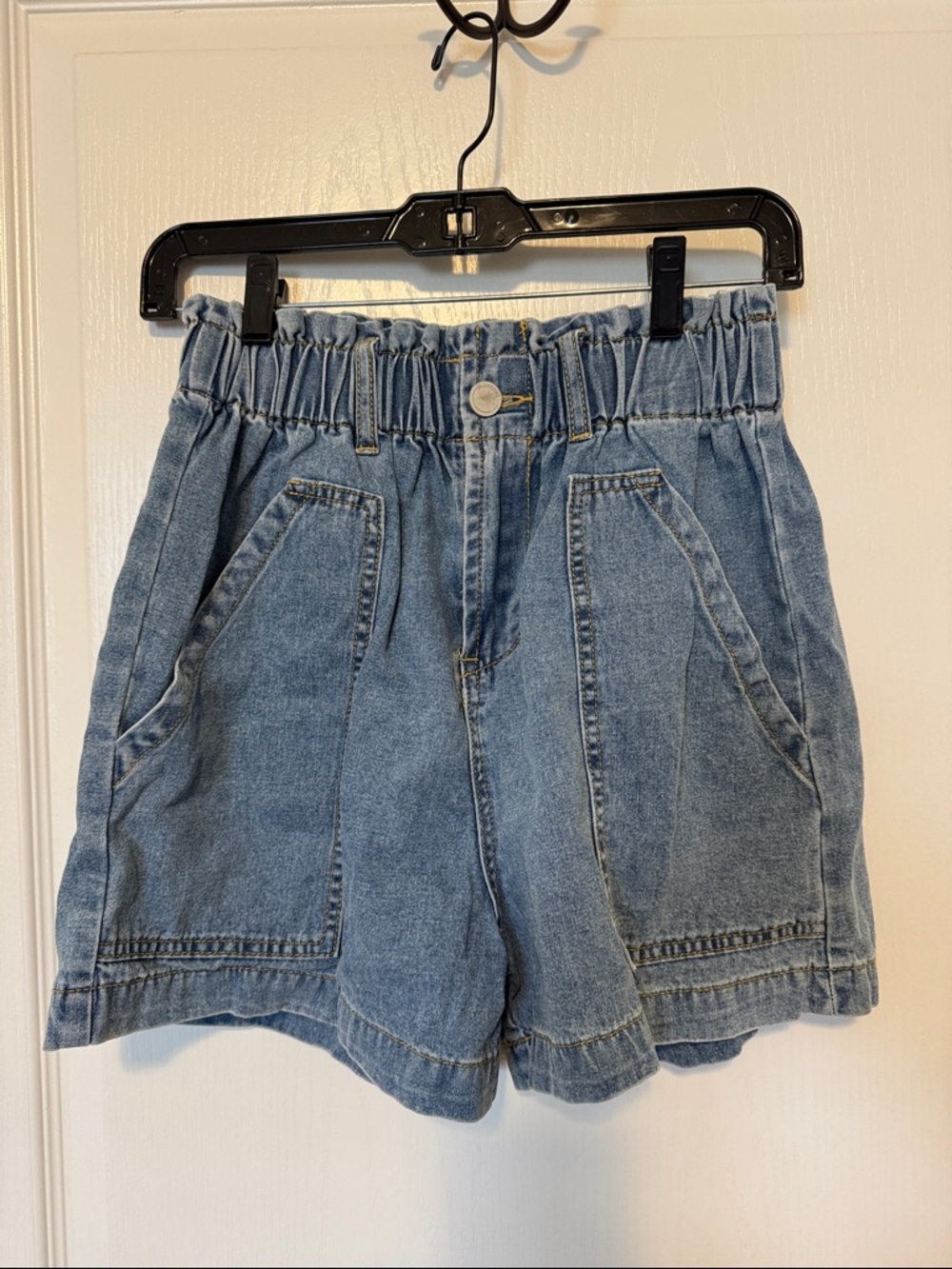Blank NYC Paperbag Denim Shorts
